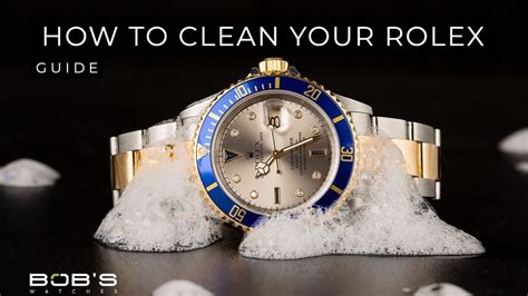 how to clean rolex bracelet|rolex watch cleaning cost.